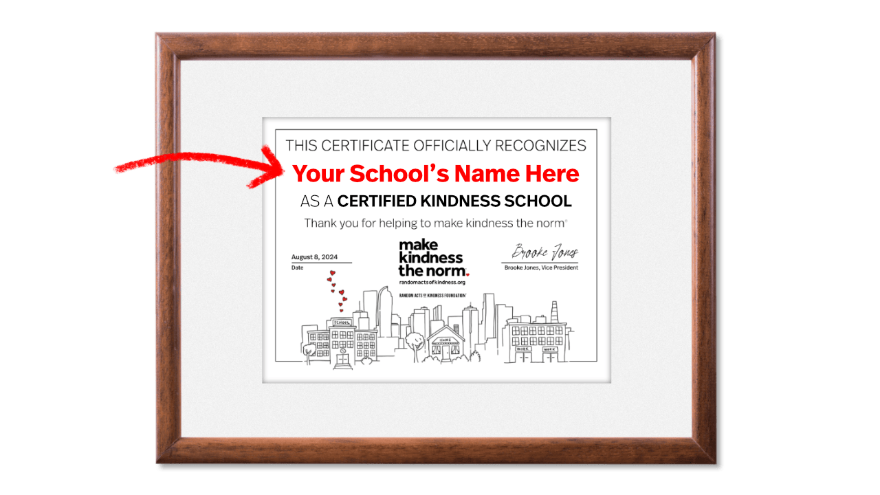 Become a Distinguished Kindness School