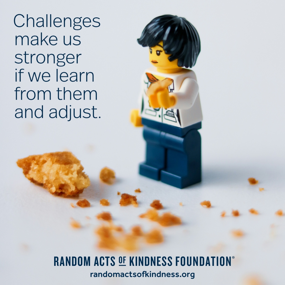 Challenges make us stronger if we learn from them and adjust. —Brooke