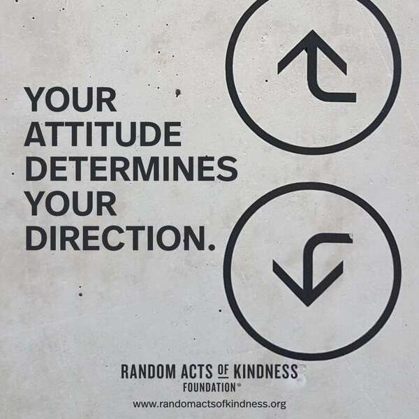 Your attitude determines your direction. —Brooke