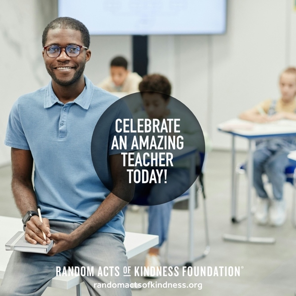 Celebrate an amazing teacher today! —Brooke