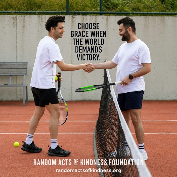 Choose grace when the world demands victory. —Brooke