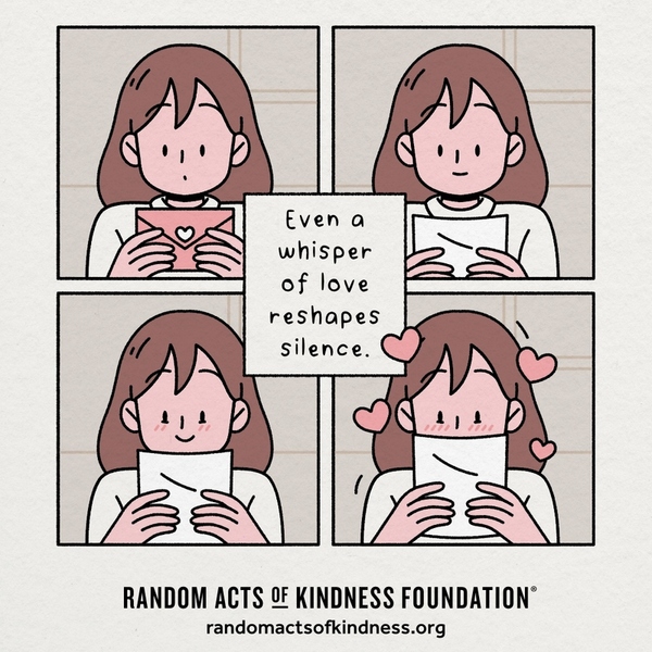 Even a whisper of love reshapes silence. —Brooke